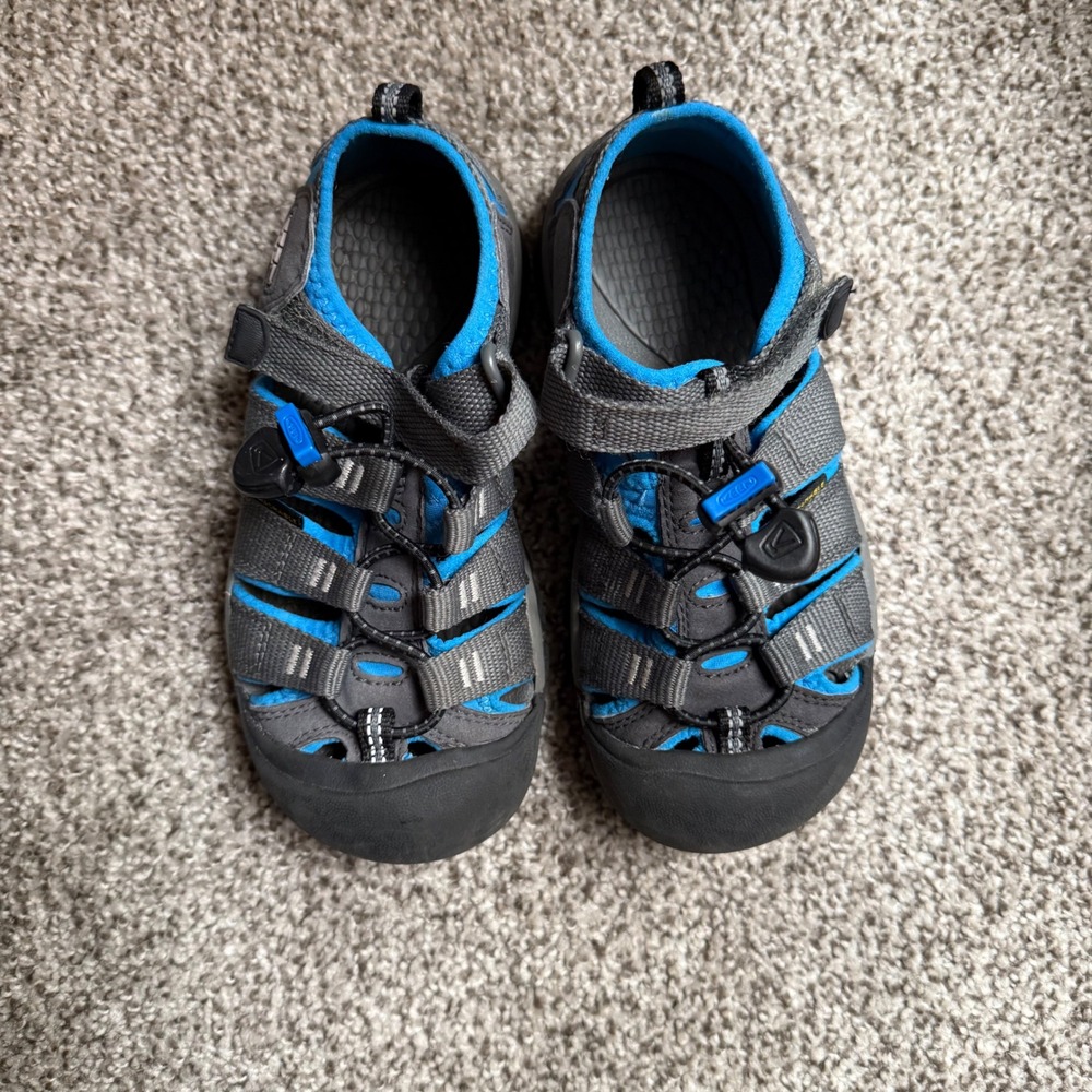 KEEN Kids' Newport‎ H2 Water Sandal Gray Blue Toddler Size 13
